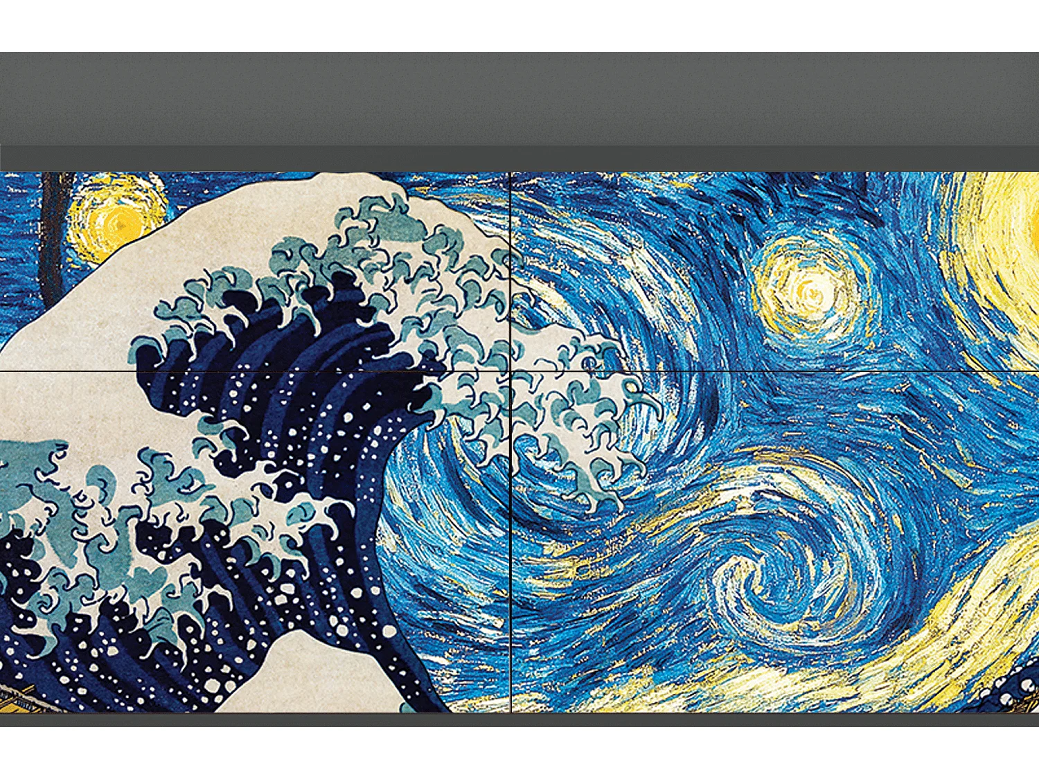 Buffet - 115x85x48 cm - BS4 - Great Wave, Anthracite
