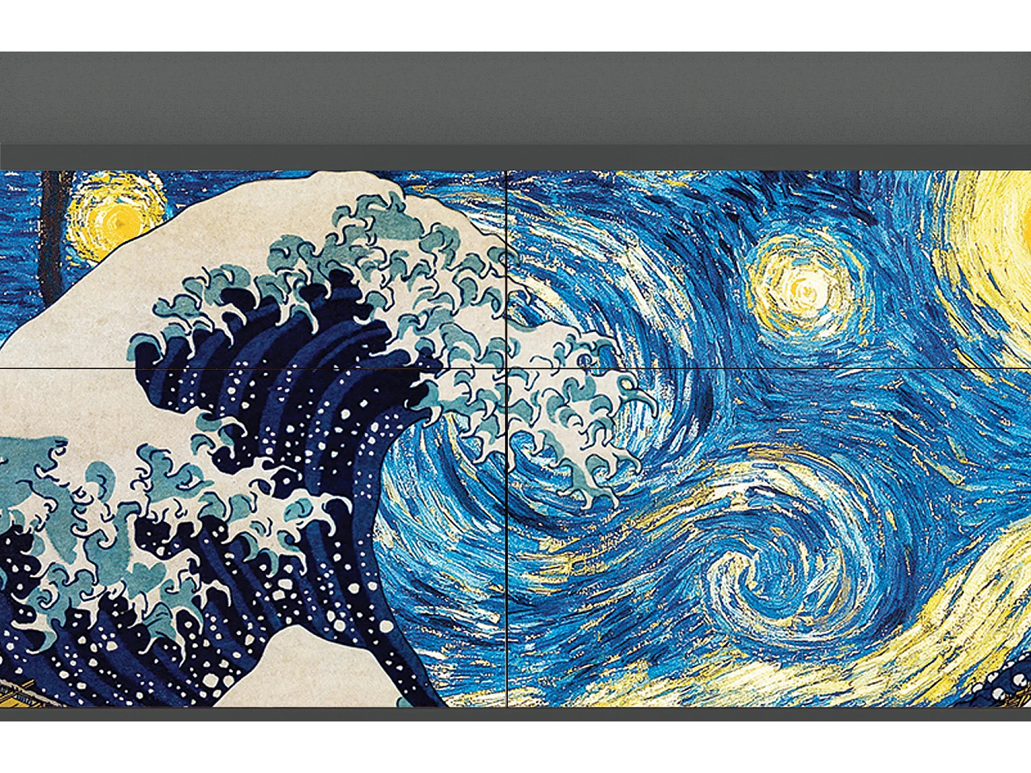 Buffet - 115x85x48 cm - BS4 - Great Wave, Anthracite