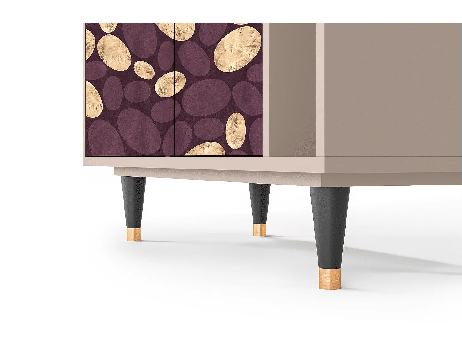 Kredens - 96х110х41 cm - BS6 - Fine Wine, Latte