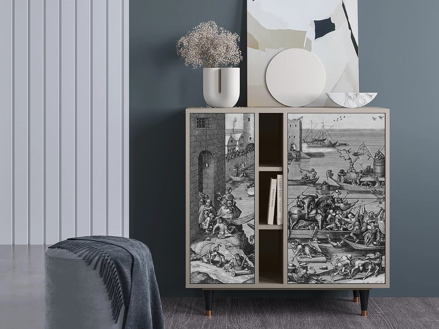 Credenza - 94х96х41 cm - BS5 - Saint Martin, Sabbia