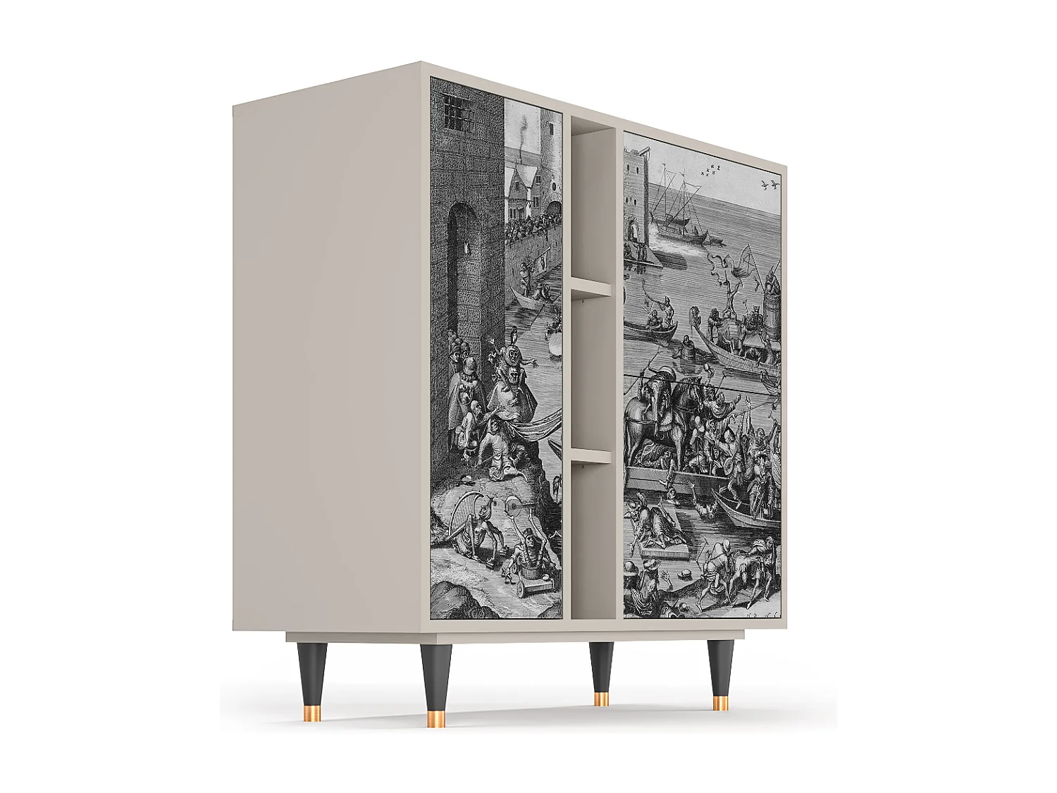 Buffet - 94х96х41 cm - BS5 - Saint Martin, Sable