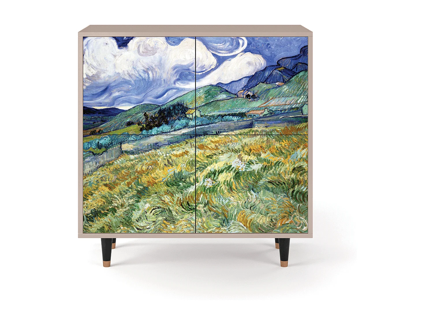 Buffet - 94x96x48 cm - BS3 - Landscape, Latte