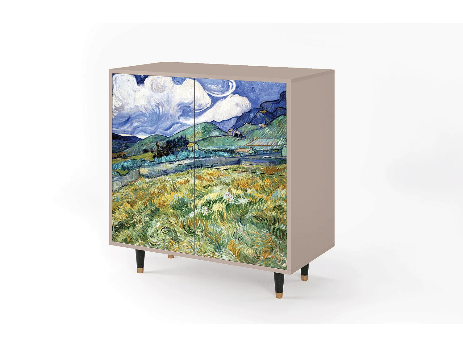 Buffet - 94x96x48 cm - BS3 - Landscape, Latte