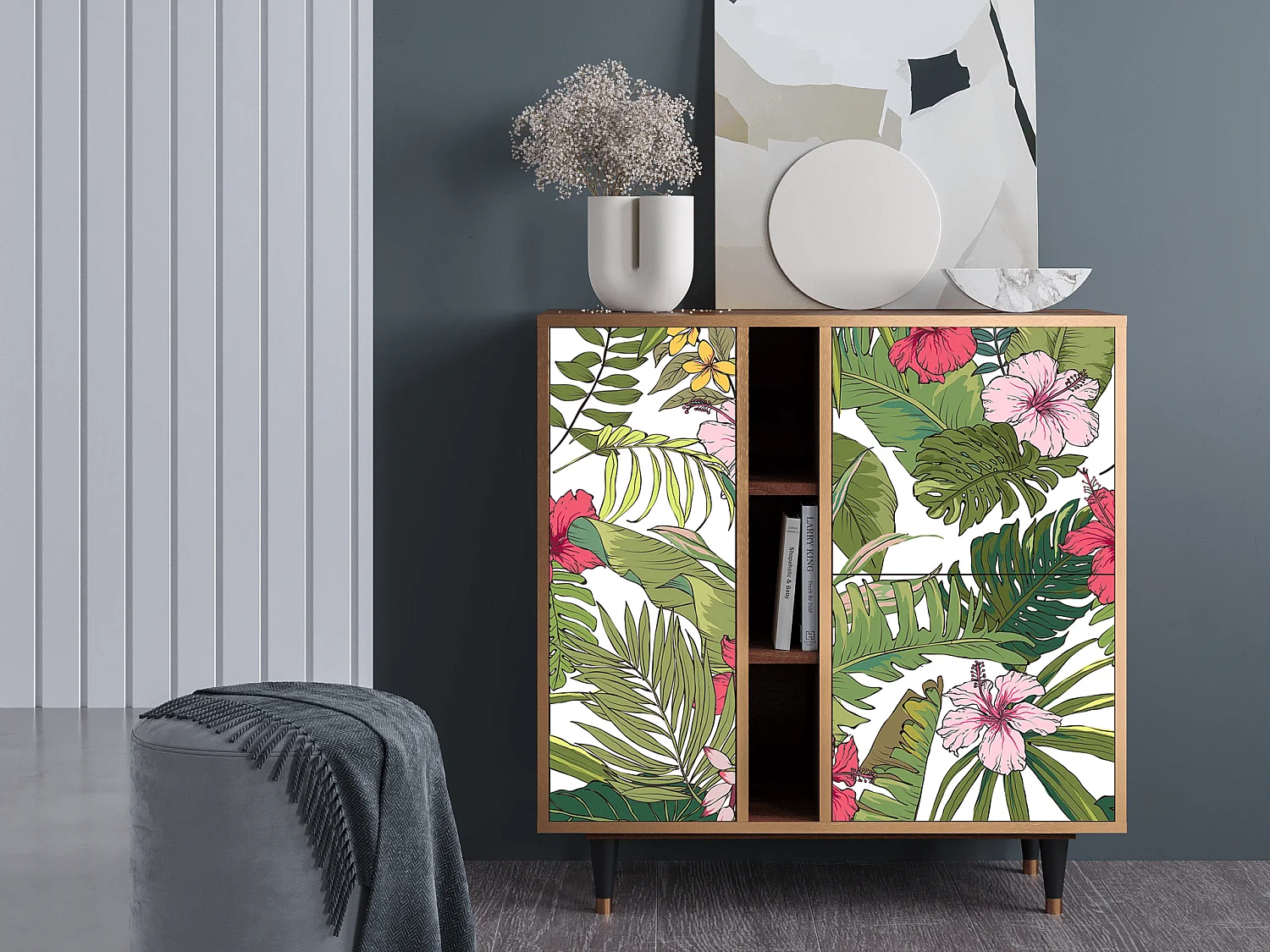 Buffet - 94х96х41 cm - BS5 - Verdant Tropics, Noyer