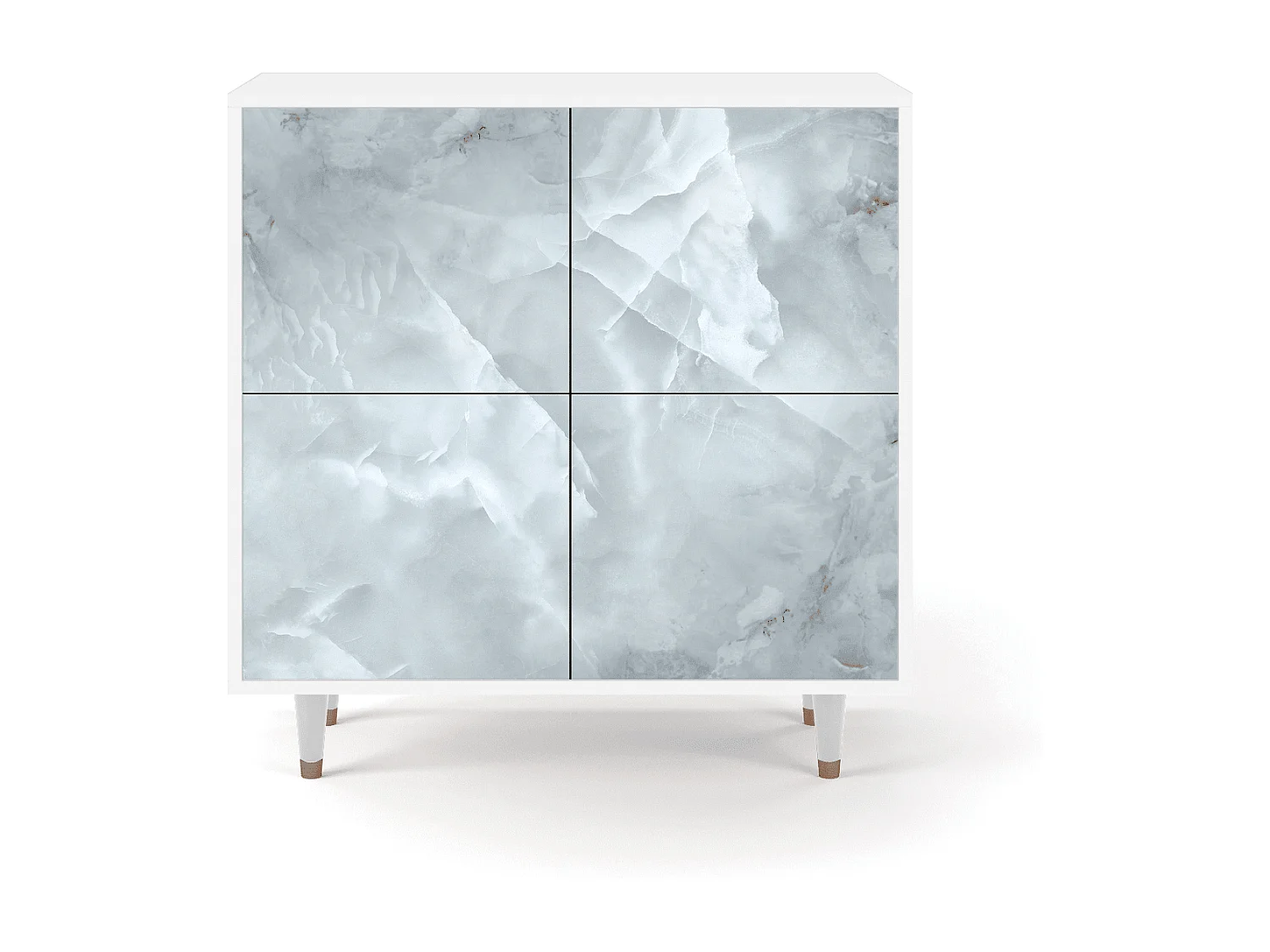 Buffet - 94x96x48 cm - BS3 - The Onyx, Blanc