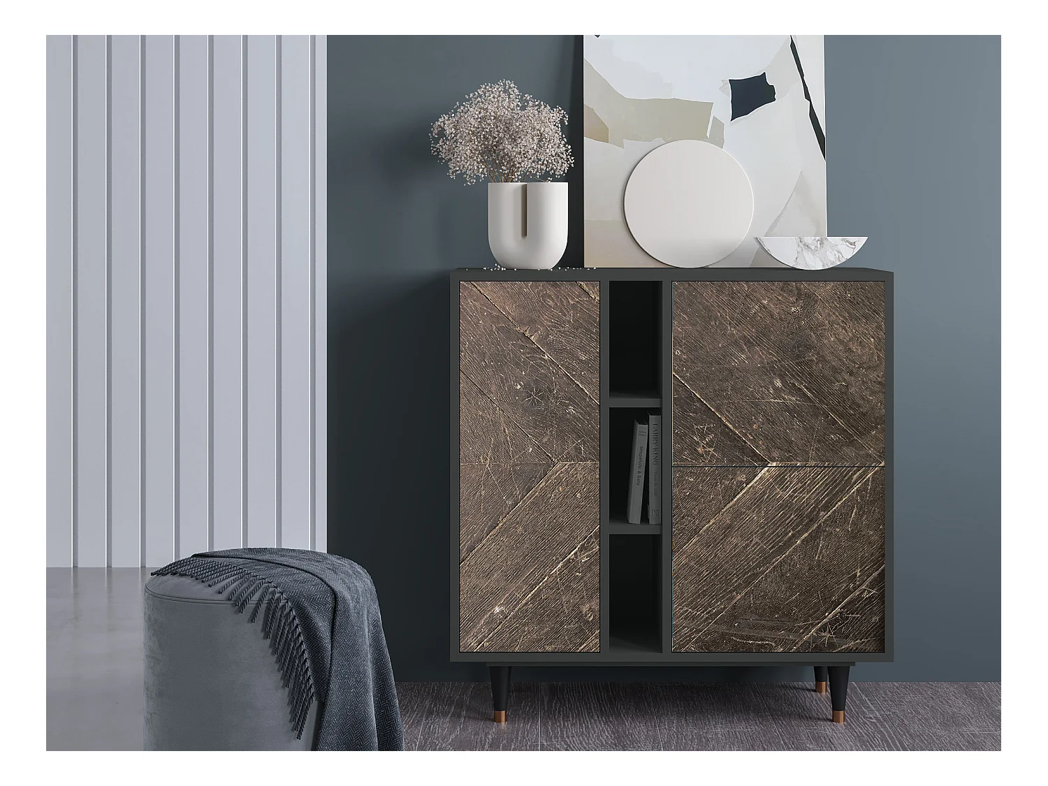 Buffet - 94х96х41 cm - BS5 - Wise Tree, Anthracite