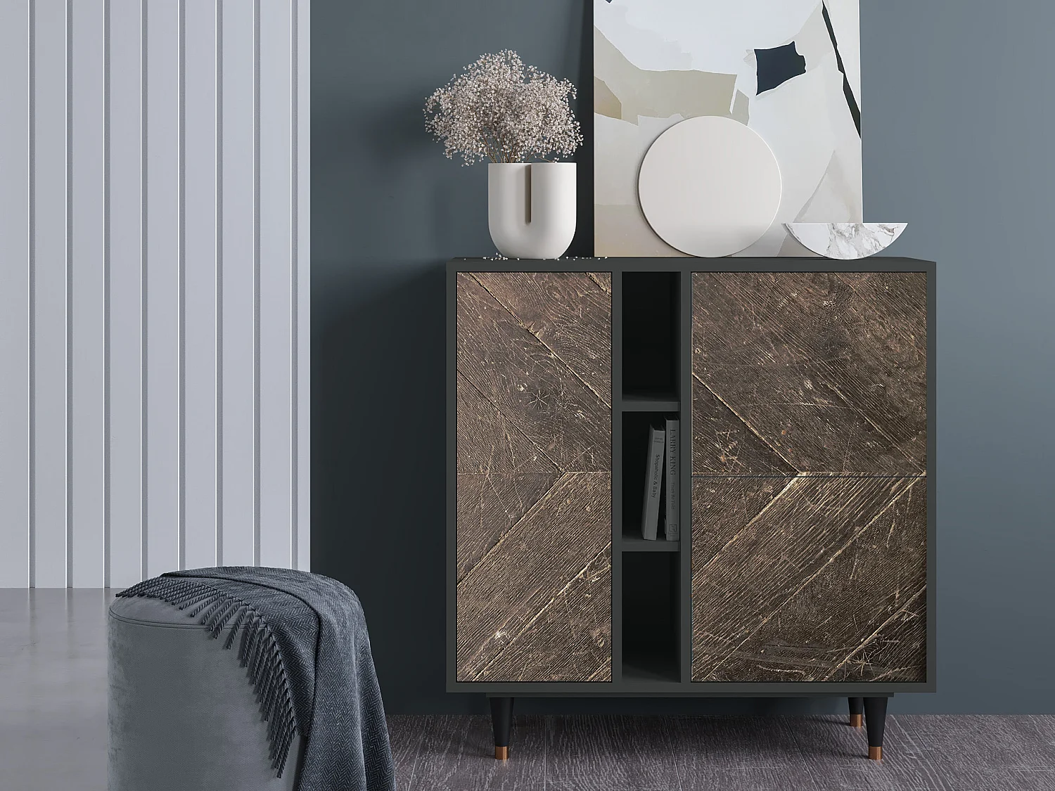 Buffet - 94х96х41 cm - BS5 - Wise Tree, Anthracite