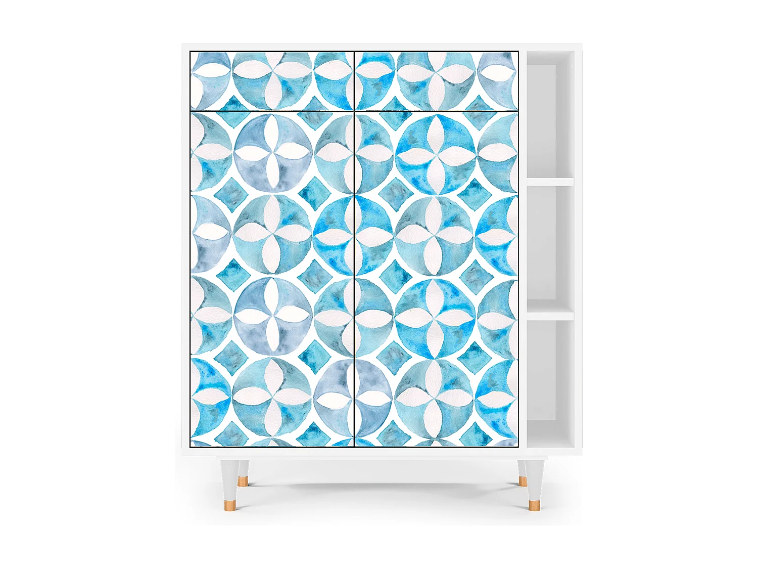 Sideboard - 96х110х41 cm - BS6 - Porto Mood, Weiß