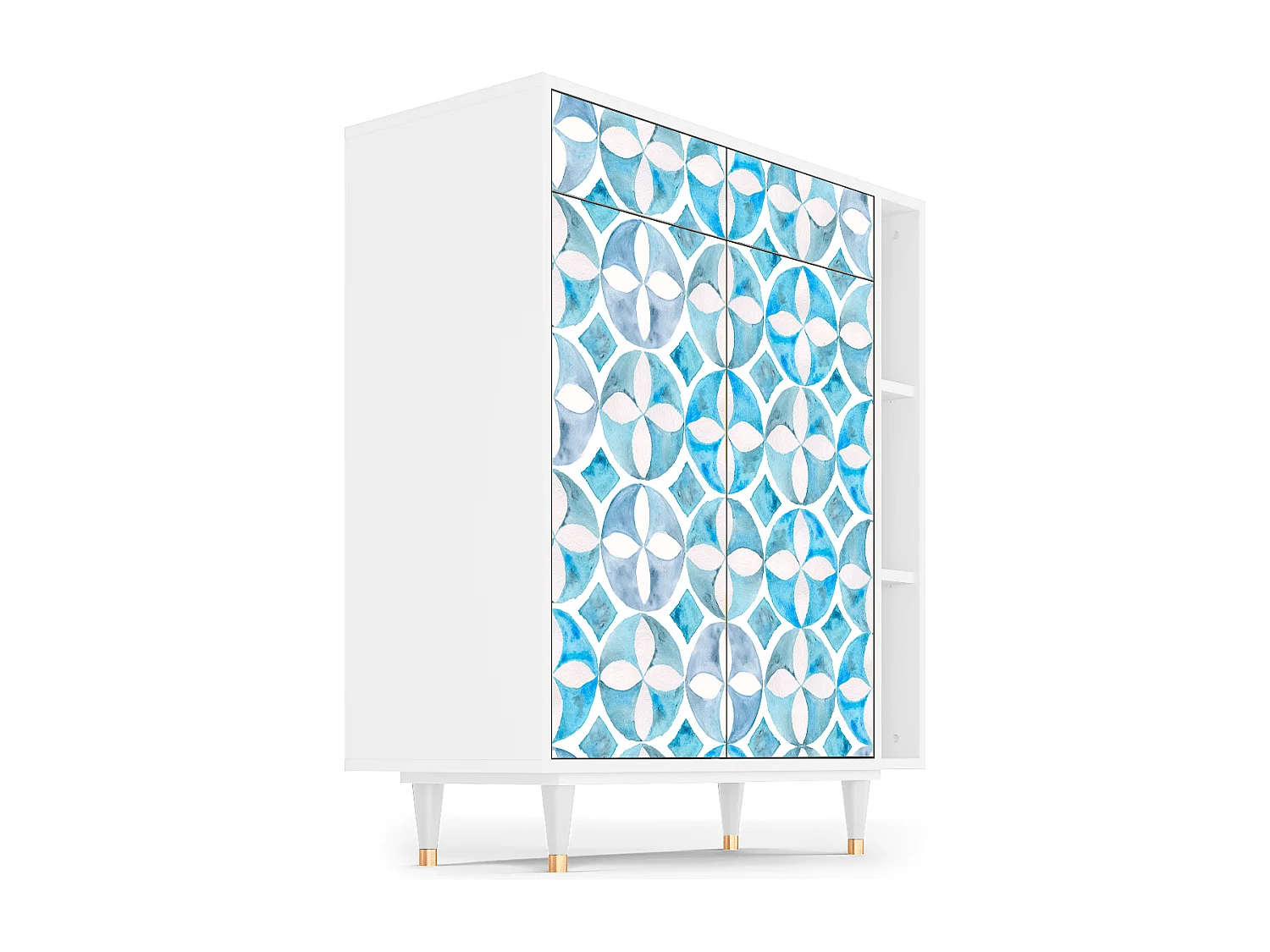 Sideboard - 96х110х41 cm - BS6 - Porto Mood, Weiß