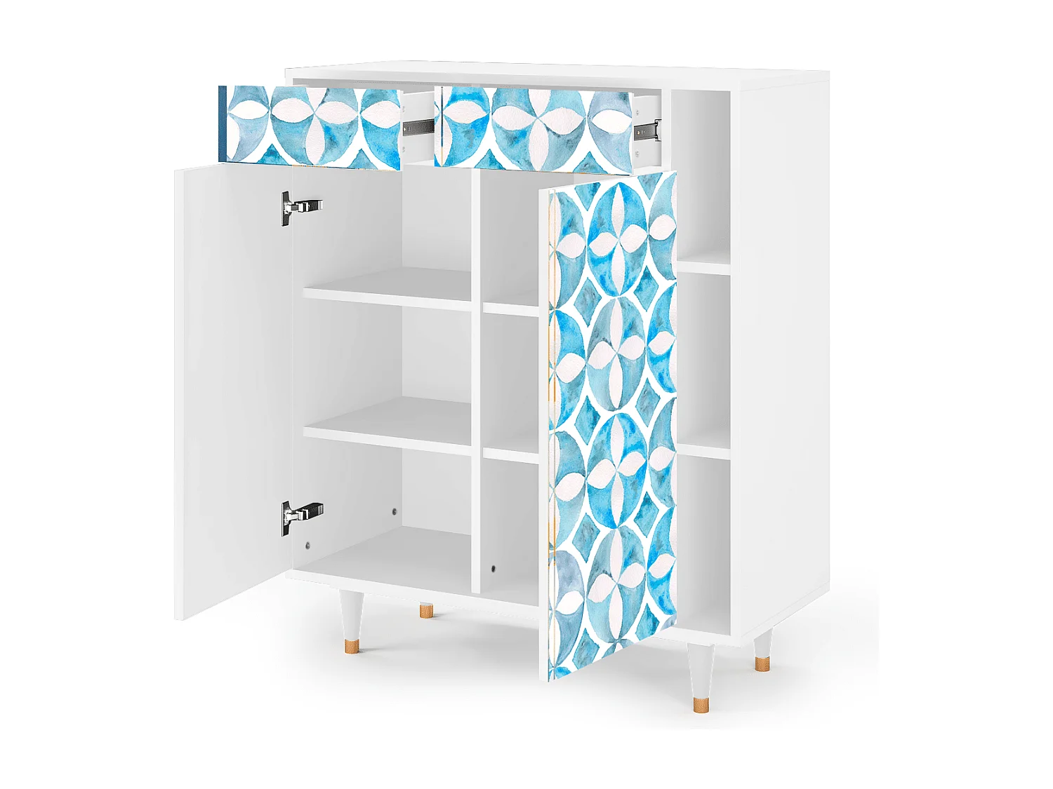 Sideboard - 96х110х41 cm - BS6 - Porto Mood, Weiß