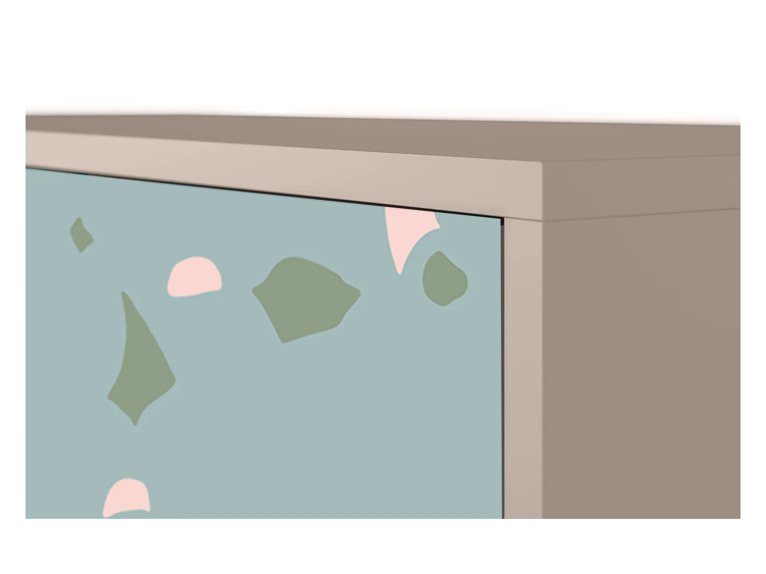 Credenza - 115х84х41 cm - S3 - Blue Drops, Latte