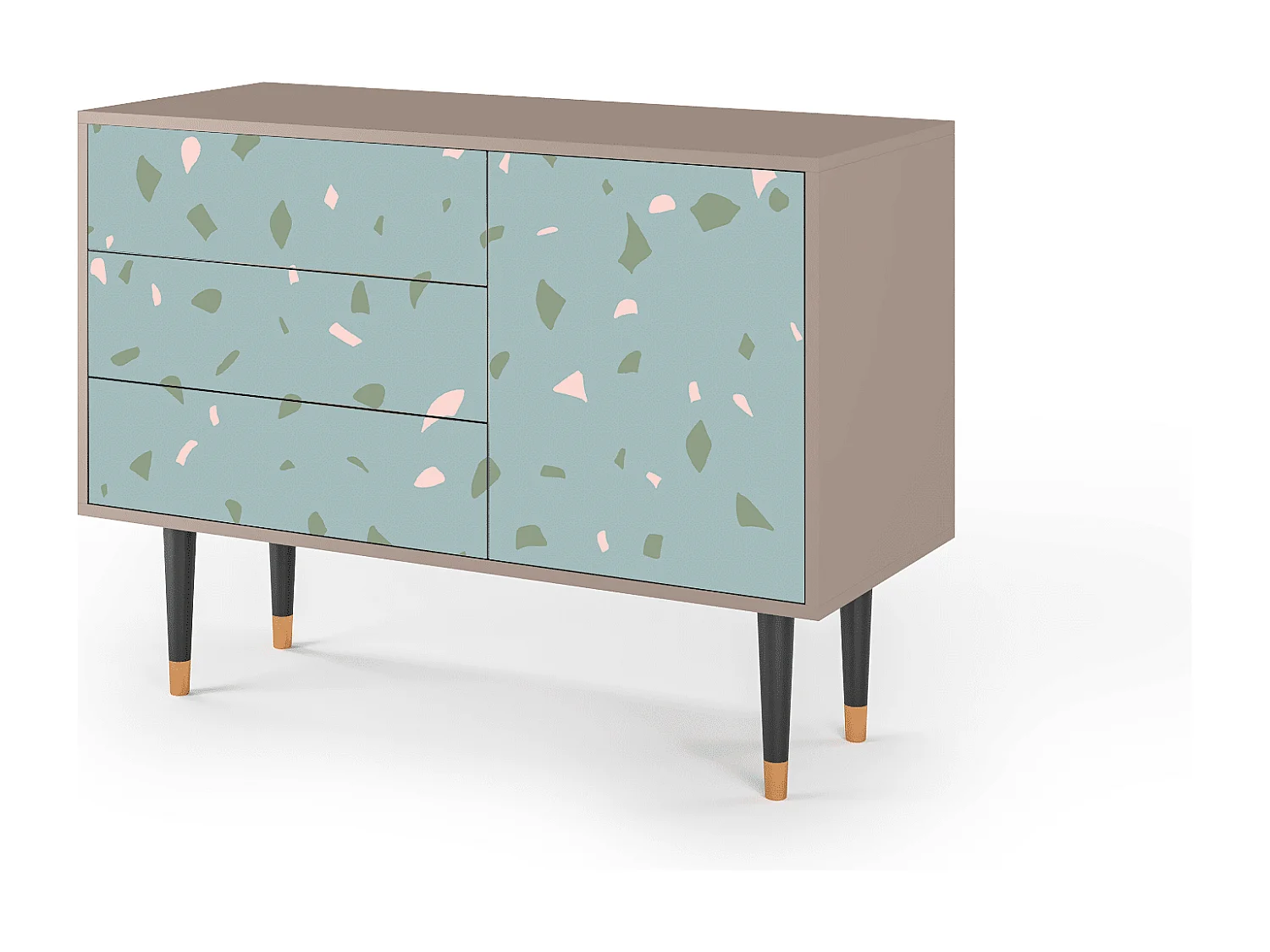 Buffet - 115х84х41 cm - S3 - Blue Drops, Latte