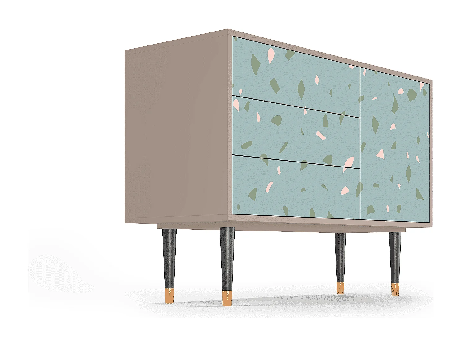 Buffet - 115х84х41 cm - S3 - Blue Drops, Latte