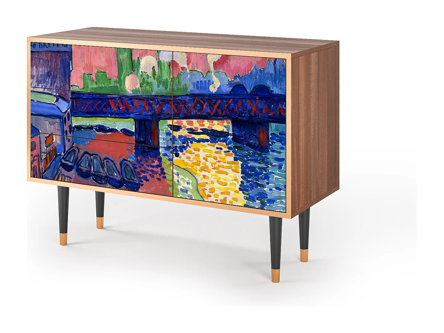 Buffet - 115х84х41 cm - S3 - Charing Cross Bridge, Noyer