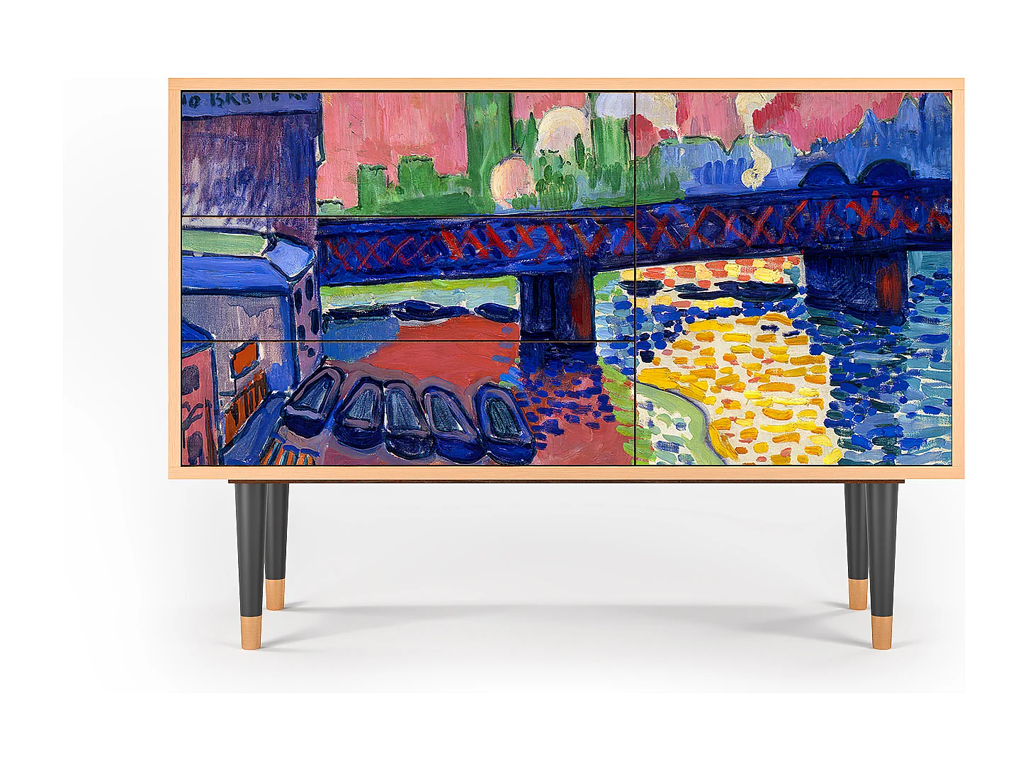 Sideboard - 115х84х41 cm - S3 - Charing Cross Bridge, Walnuss