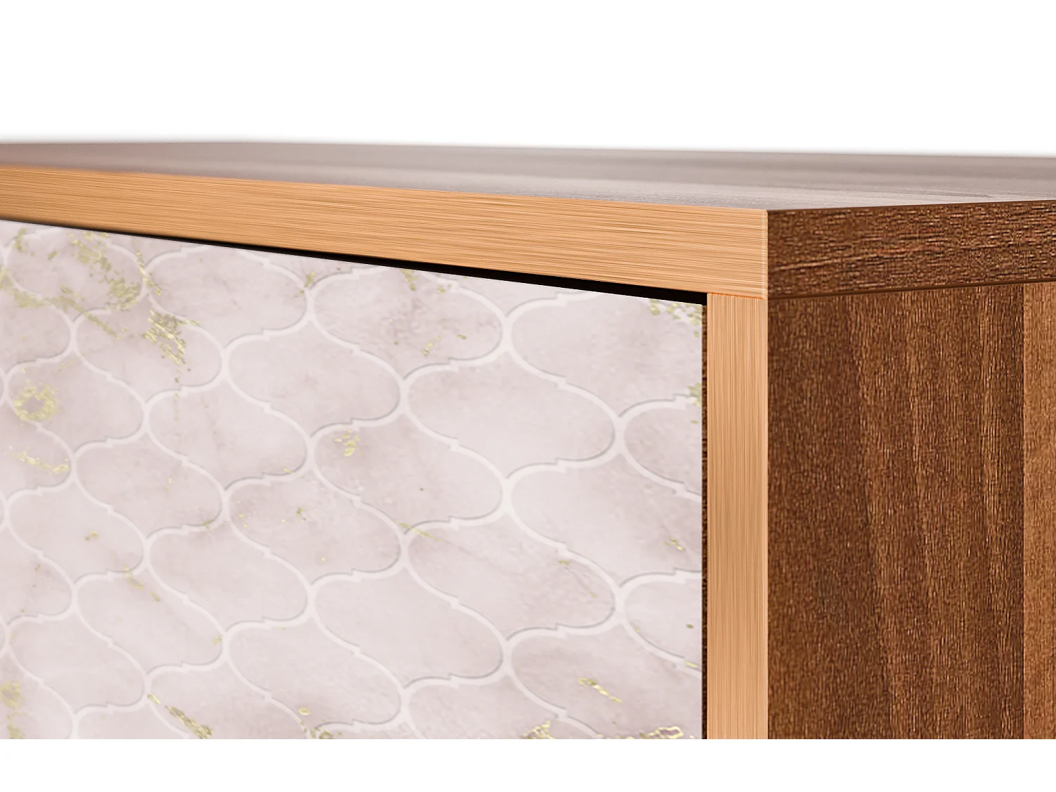 Credenza - 115х84х41 cm - S3 - Dirty Roses, Noce