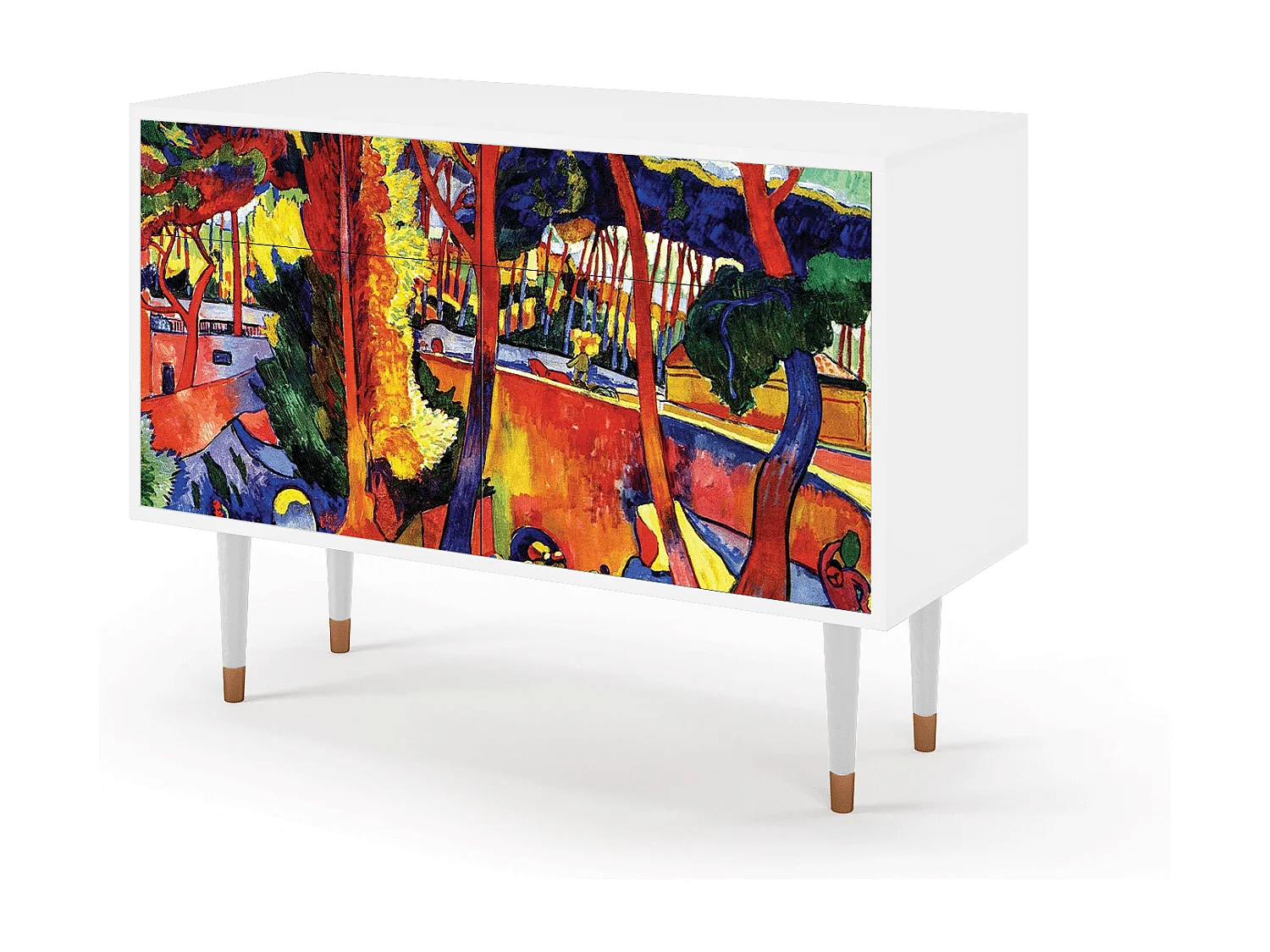 Credenza - 115x85x48 cm - BS4 - The Turning Road, Bianco