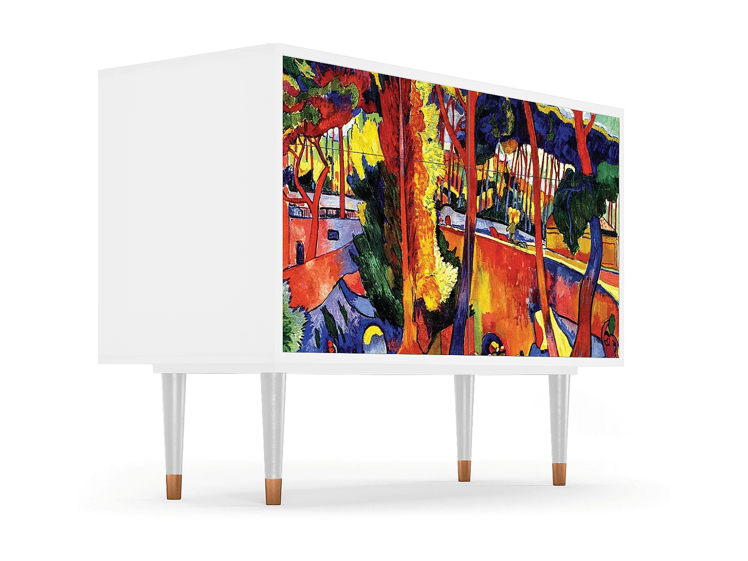 Credenza - 115x85x48 cm - BS4 - The Turning Road, Bianco