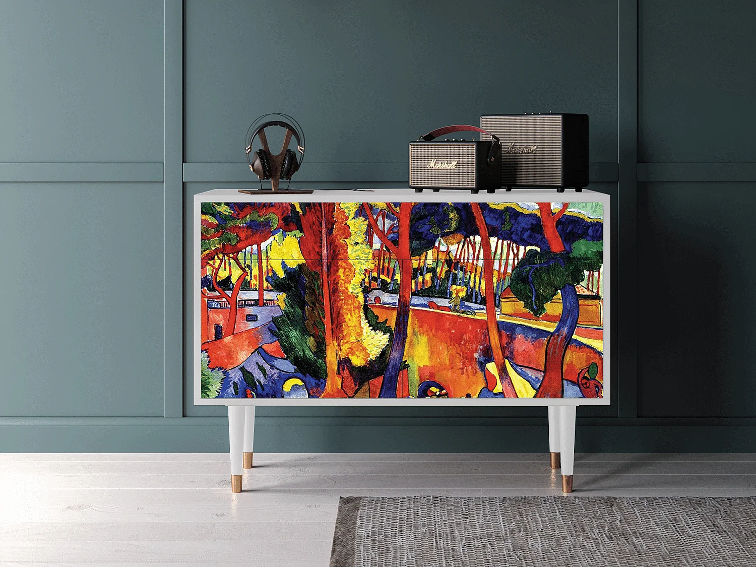 Buffet - 115x85x48 cm - BS4 - The Turning Road, Blanc