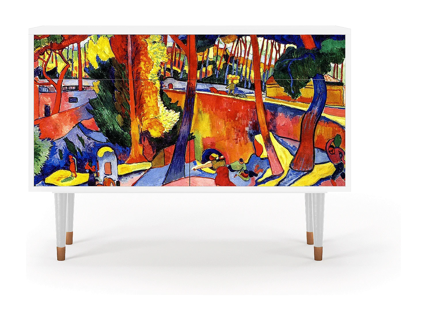 Buffet - 115x85x48 cm - BS4 - The Turning Road, Blanc