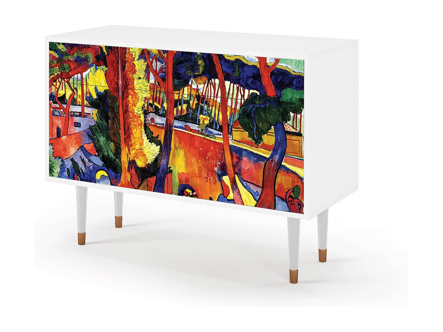 Buffet - 115x85x48 cm - BS4 - The Turning Road, Blanc