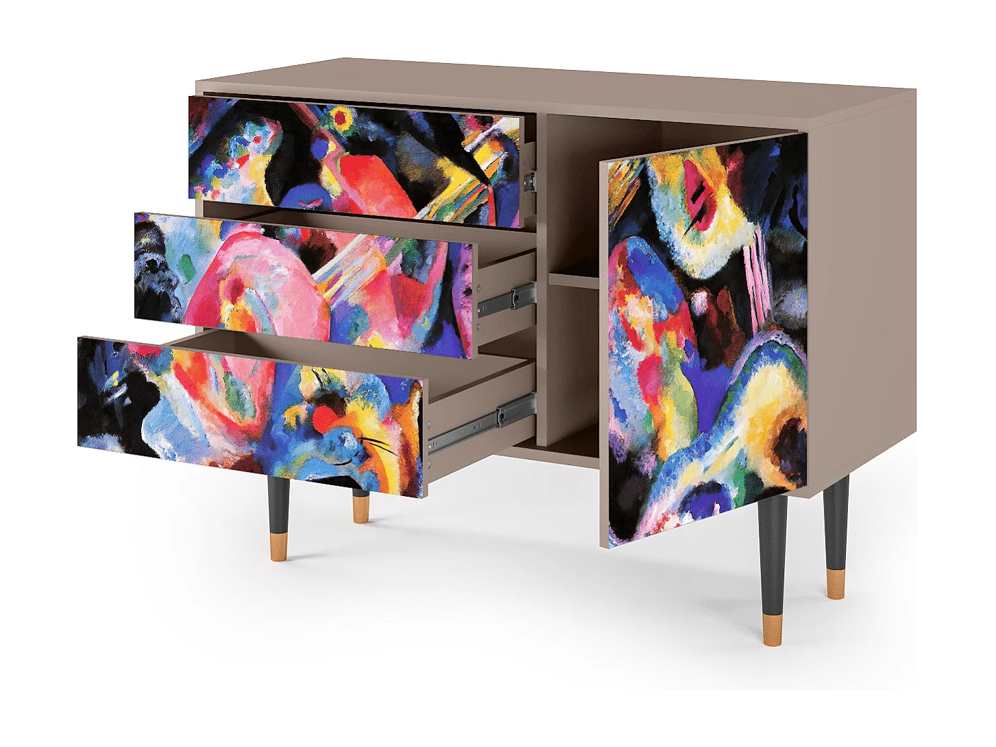 Buffet - 115х84х41 cm - S3 - Kandinsky, Latte