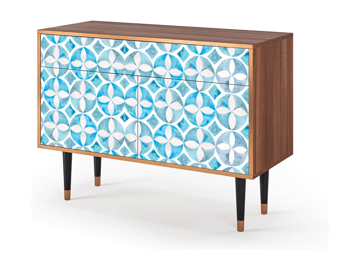 Credenza - 115x85x48 cm - BS4 - Porto Mood, Noce