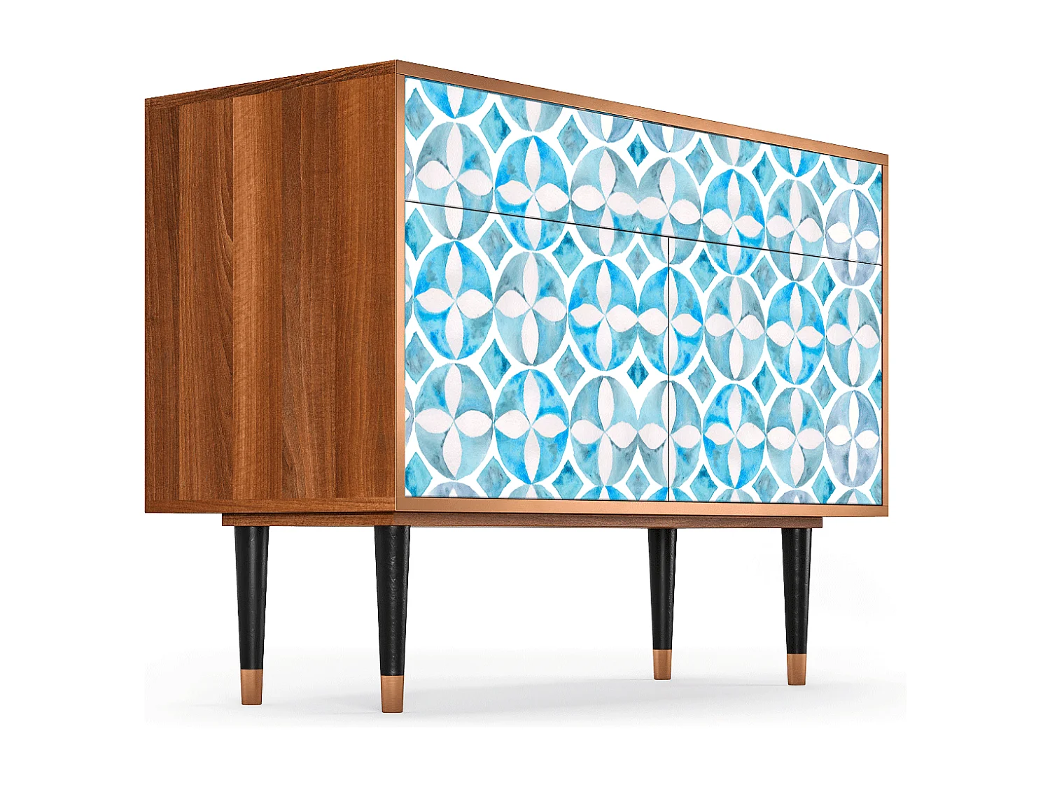 Credenza - 115x85x48 cm - BS4 - Porto Mood, Noce