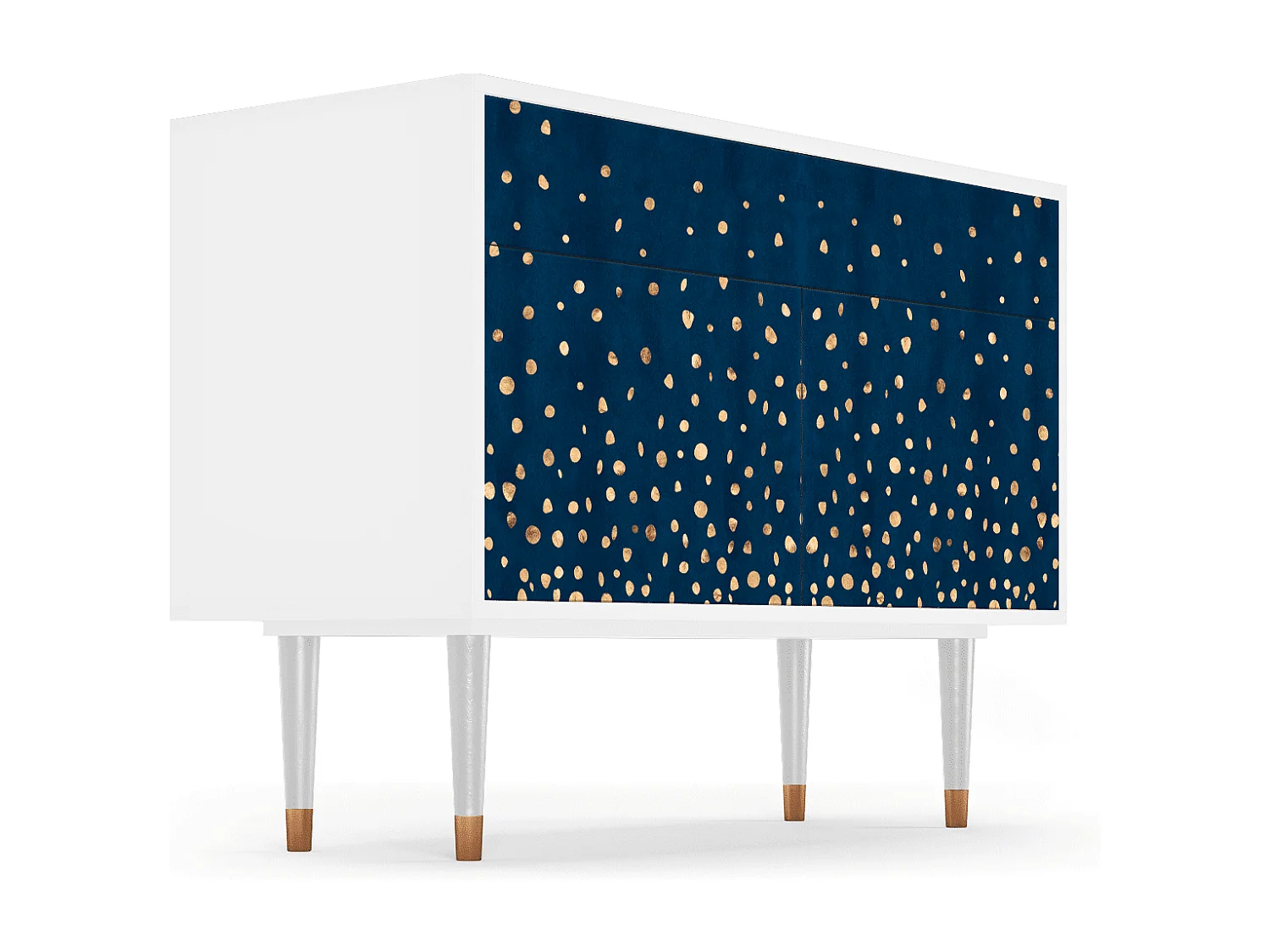 Kredens - 115x85x48 cm - BS4 - Night Skies, Biały