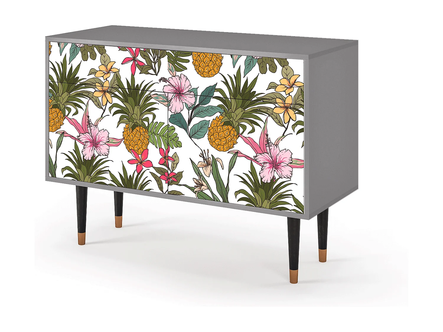 Aparador - 115x85x48 cm - BS4 - Estival Fruit, Cinza