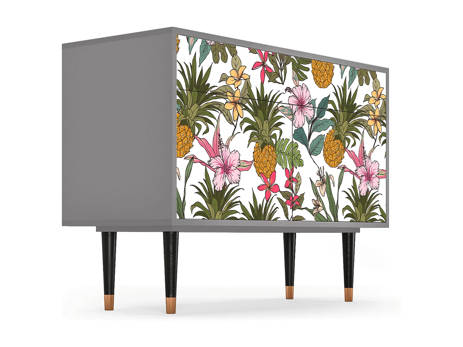 Aparador - 115x85x48 cm - BS4 - Estival Fruit, Cinza