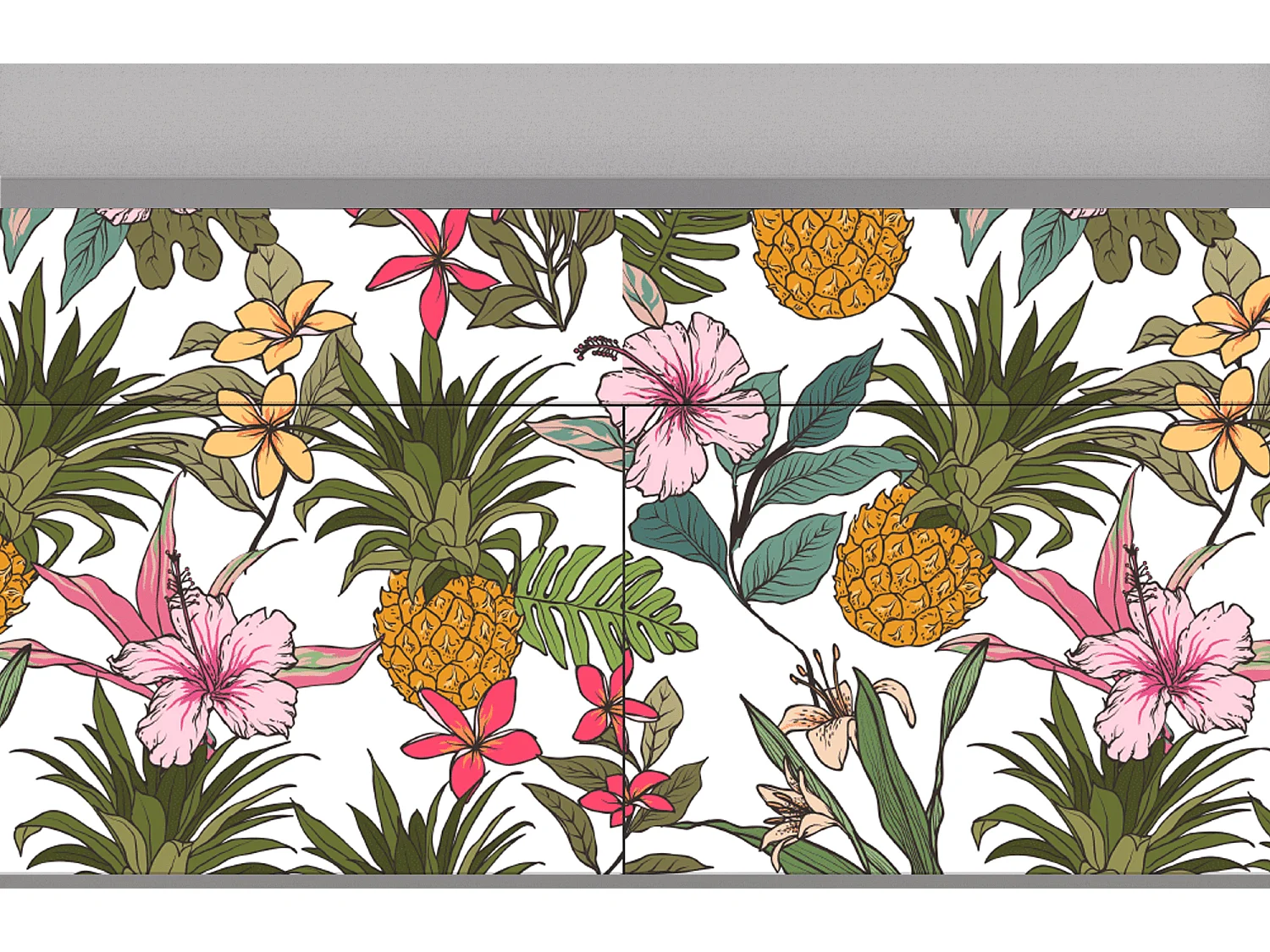 Aparador - 115x85x48 cm - BS4 - Estival Fruit, Cinza