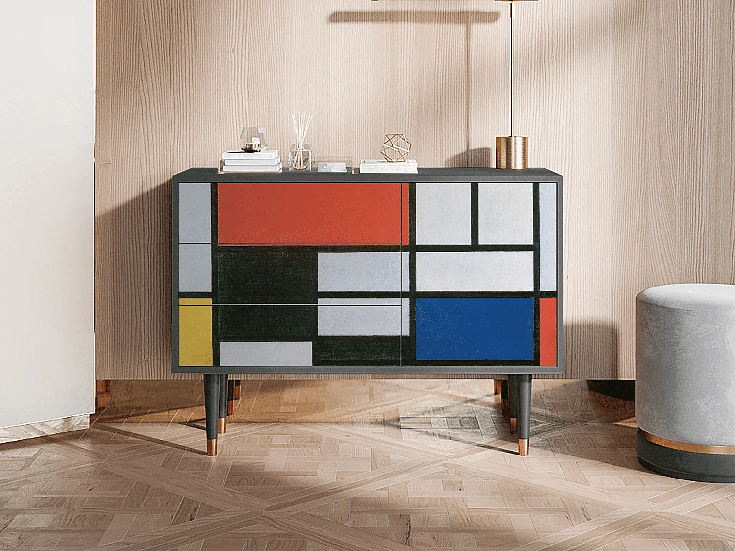 Sideboard - 115х84х41 cm - S3 - Composition, Anthrazit