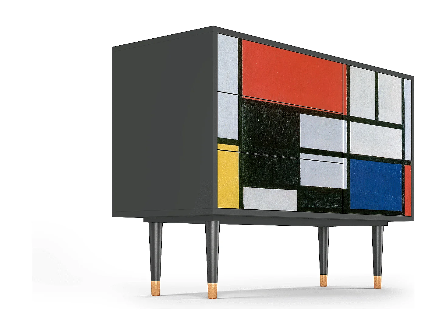 Sideboard - 115х84х41 cm - S3 - Composition, Anthrazit