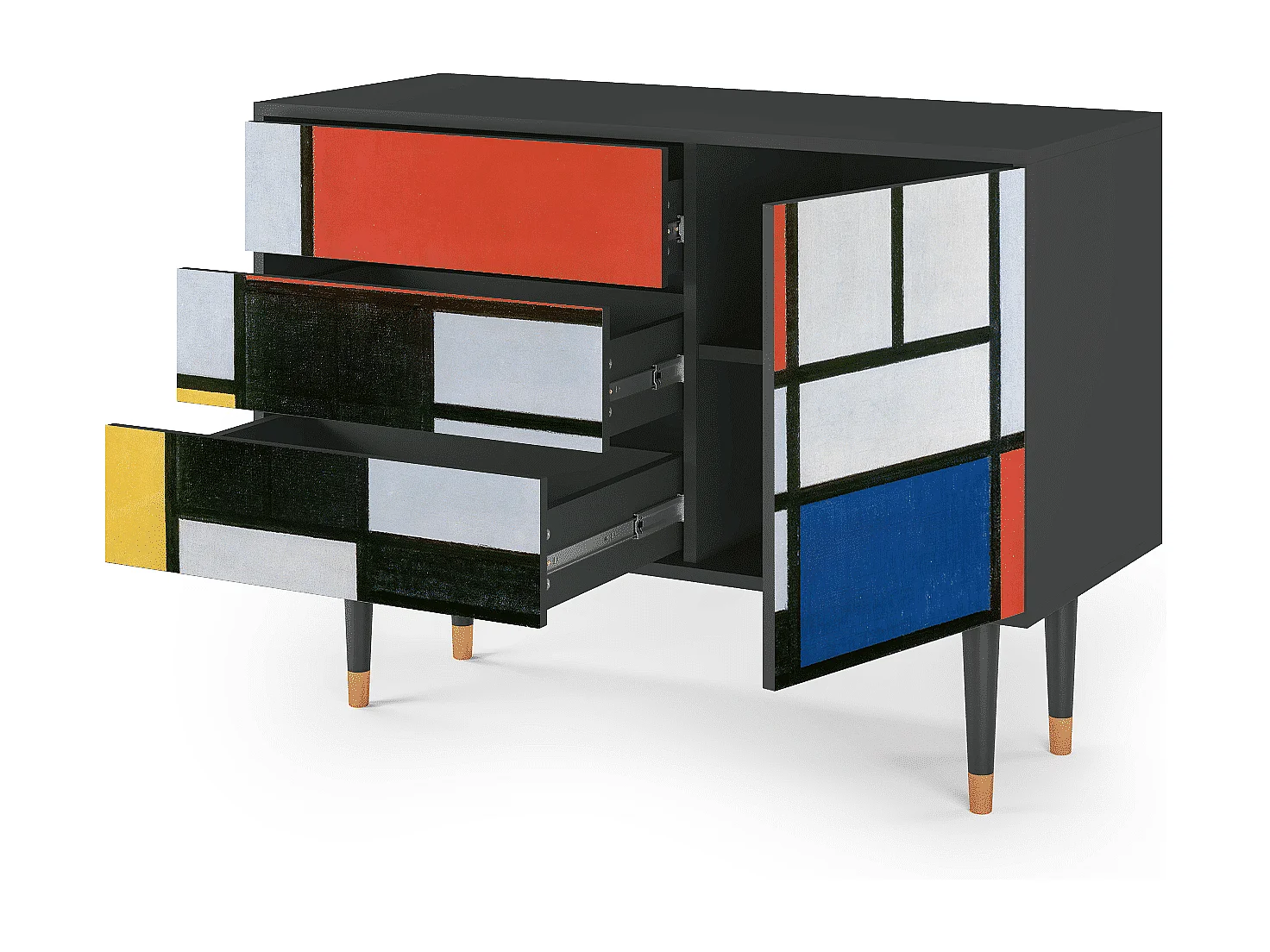 Sideboard - 115х84х41 cm - S3 - Composition, Anthrazit