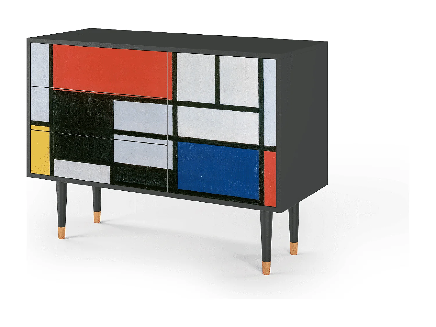 Dressoir - 115х84х41 cm - S3 - Composition, Antraciet