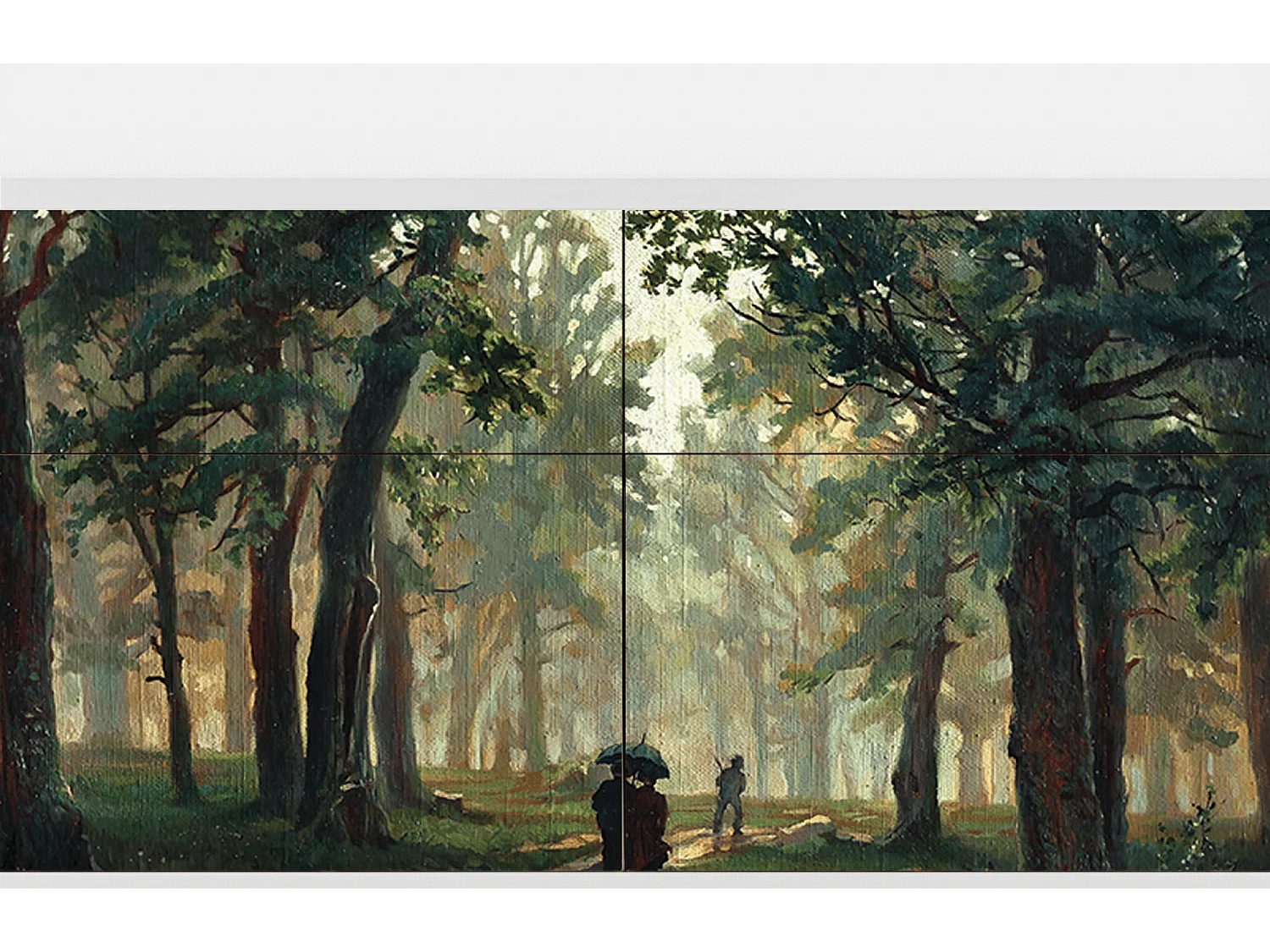 Aparador - 115x85x48 cm - BS4 -  Rain in the Oak Forest, Blanco