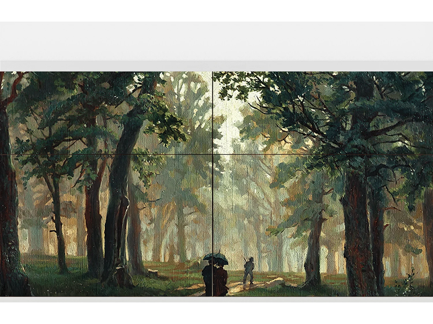 Buffet - 115x85x48 cm - BS4 -  Rain in the Oak Forest, Blanc