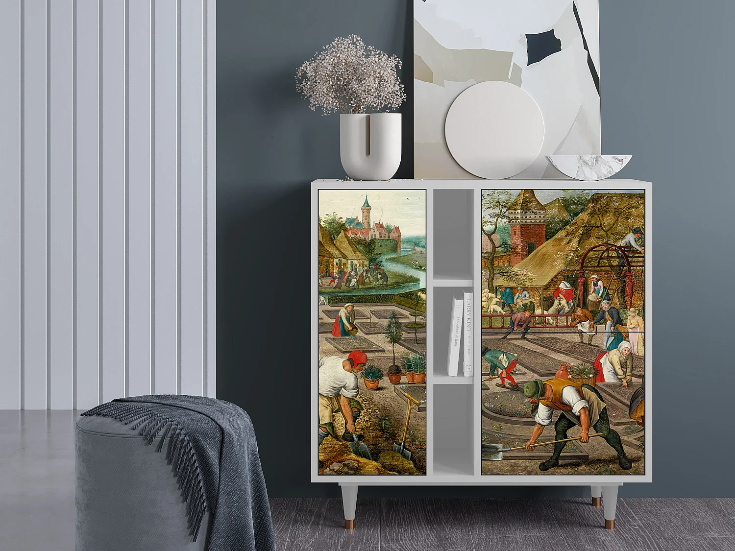 Credenza - 94х96х41 cm - BS5 - The Younger - Spring, Bianco