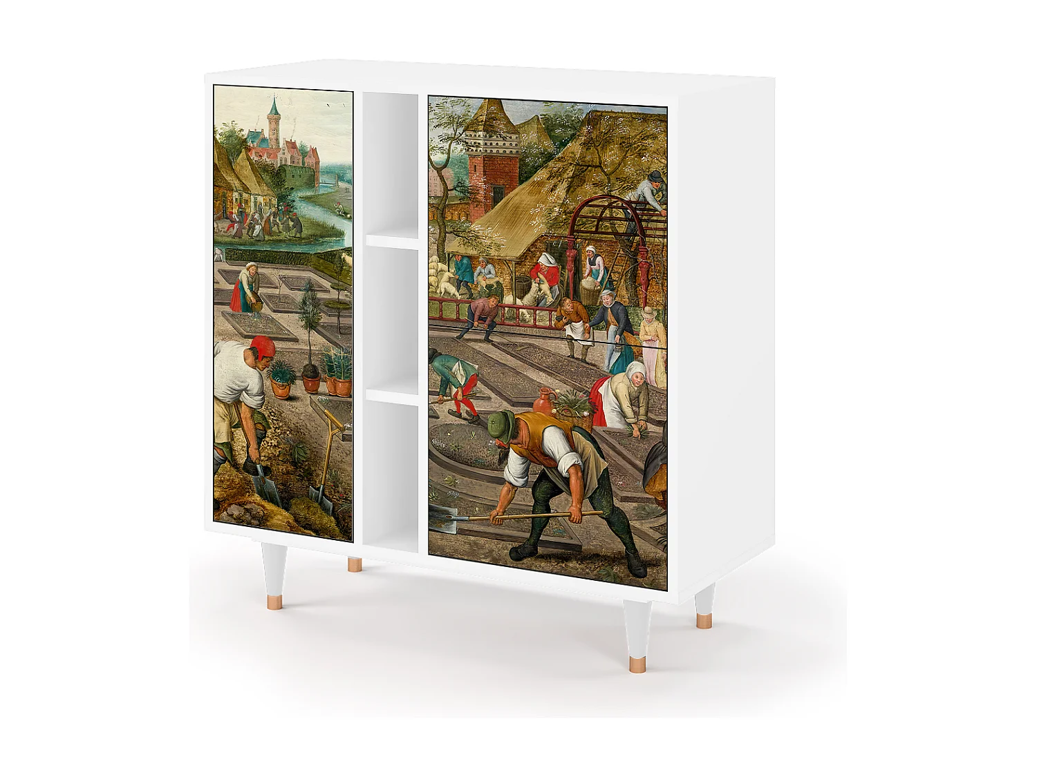 Credenza - 94х96х41 cm - BS5 - The Younger - Spring, Bianco