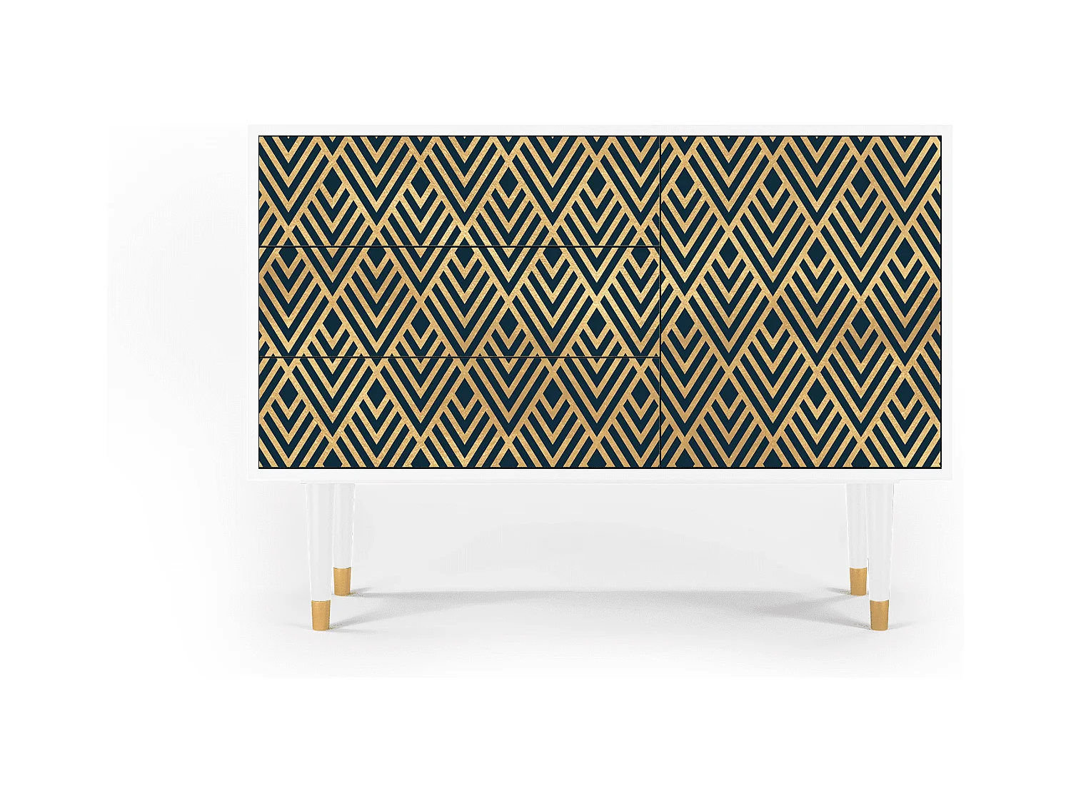Buffet - 115х84х41 cm - S3 - Egypt Triangles, Blanc