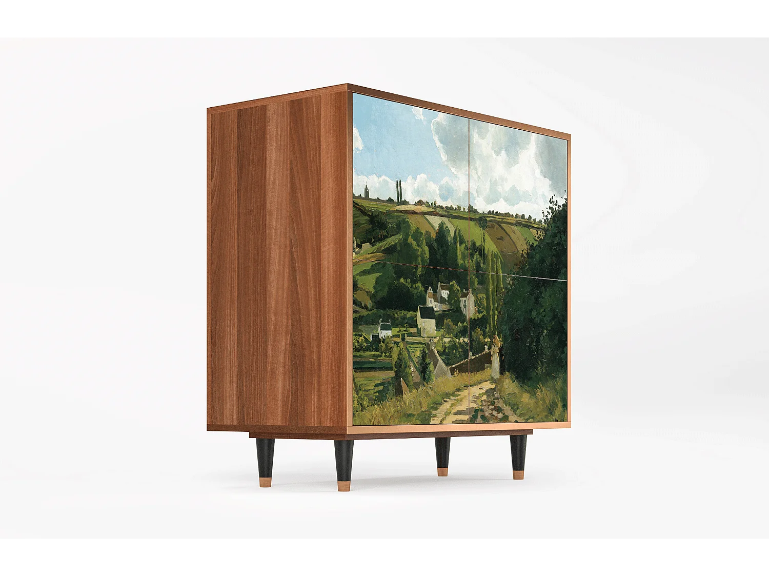 Sideboard - 94x96x48 cm - BS3 - Jalais Hill by Pissarro, Walnuss