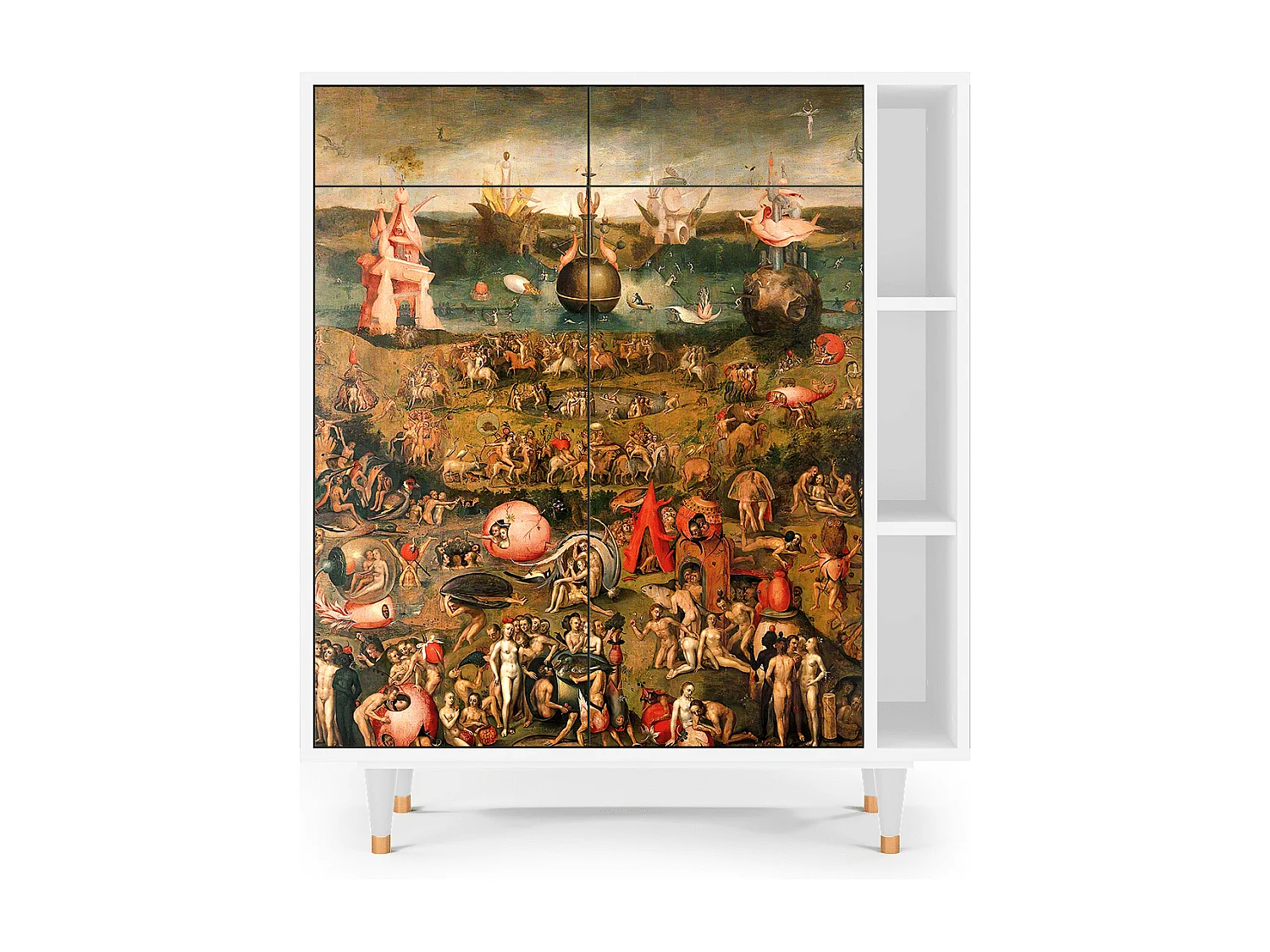 Sideboard - 96х110х41 cm - BS6 - Garden of Delights , Weiß