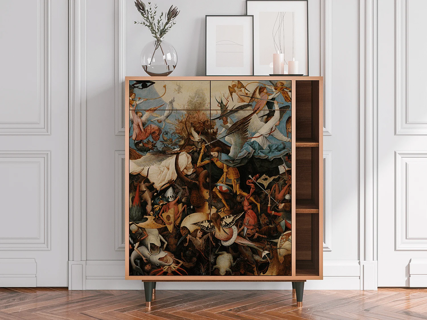 Buffet - 96х110х41 cm - BS6 - The Fall, Noyer