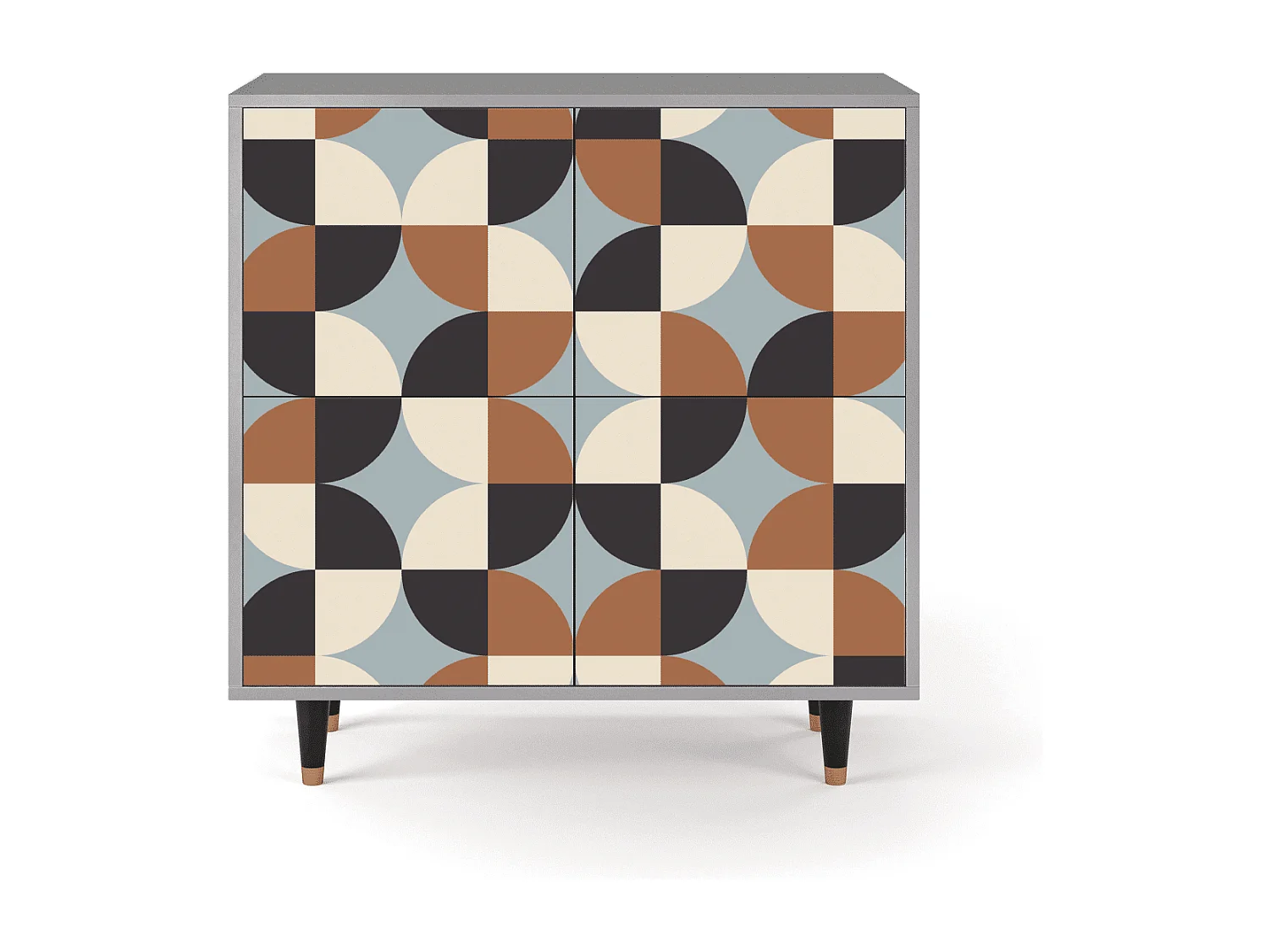 Sideboard - 94x96x48 cm - BS3 - Brown Sensation, Grau