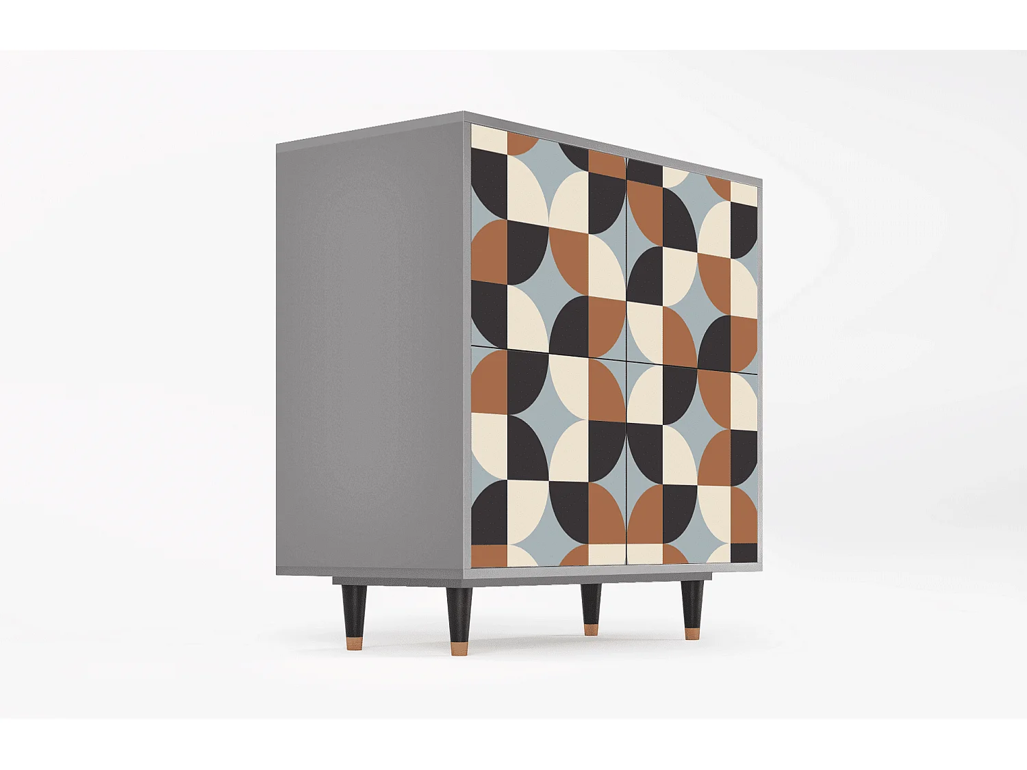 Sideboard - 94x96x48 cm - BS3 - Brown Sensation, Grau