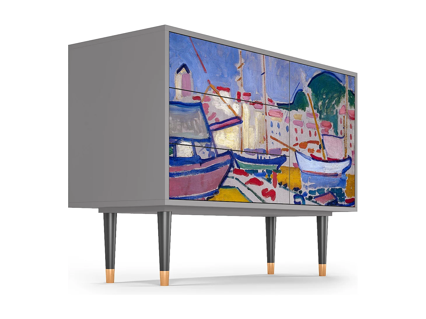 Dressoir - 115х84х41 cm - S3 - The Turning Road, Grijs