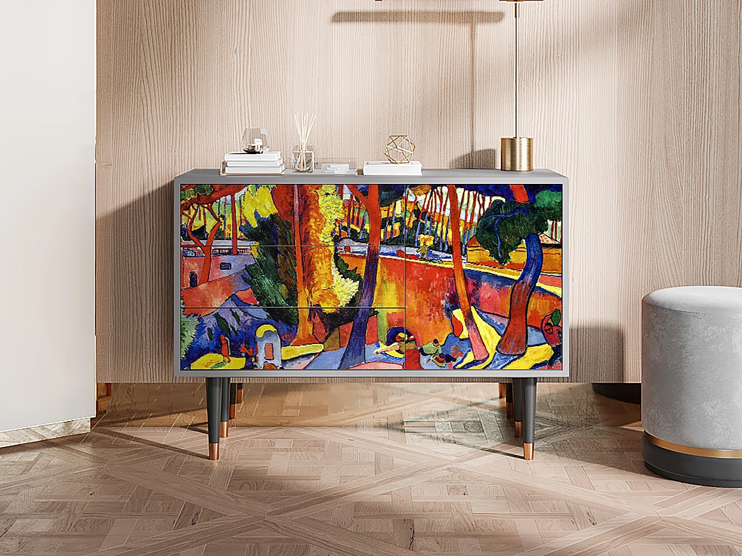 Buffet - 115х84х41 cm - S3 - The Turning Road, Gris