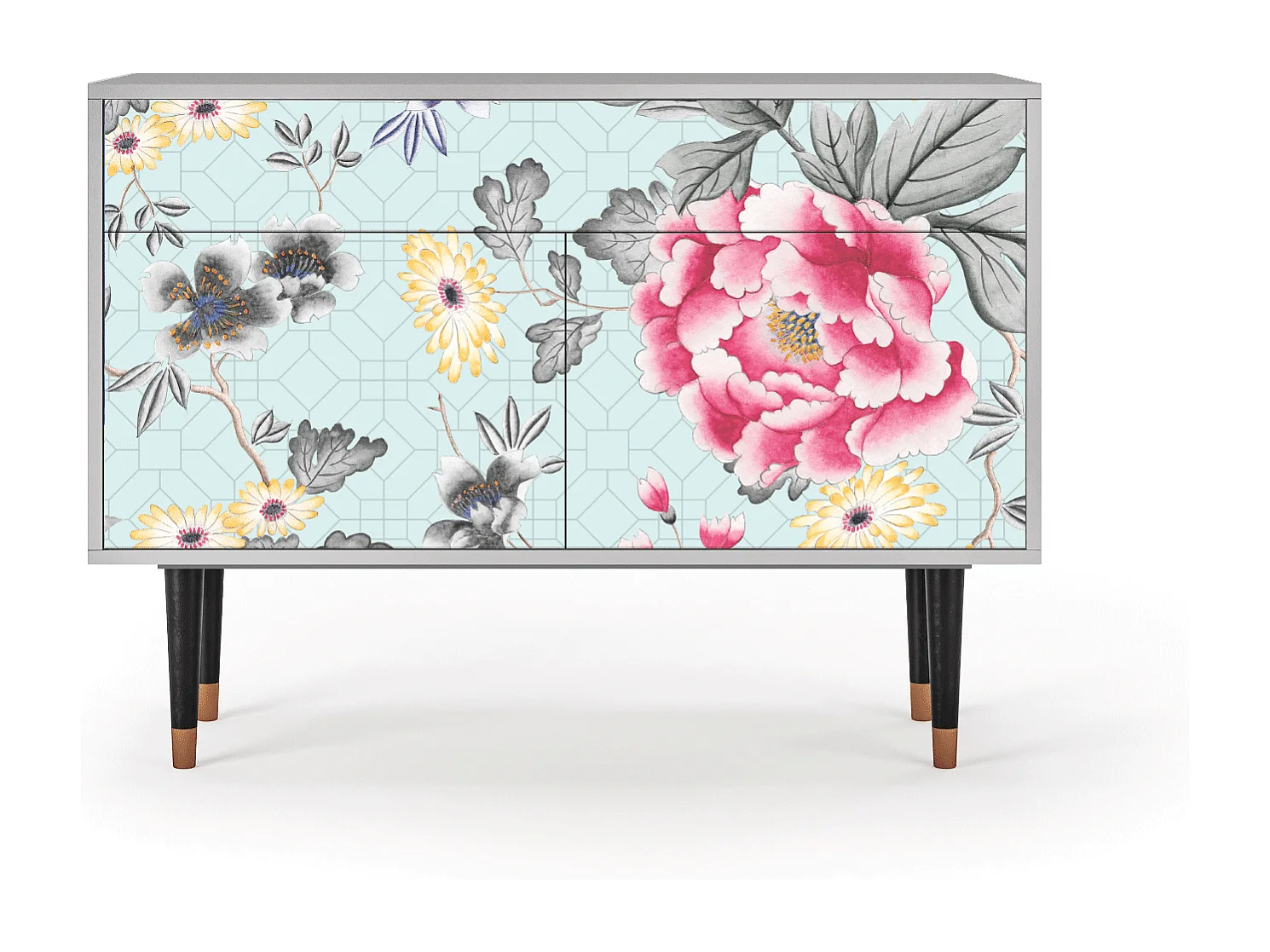 Buffet - 115x85x48 cm - BS4 - Sky Garden, Gris