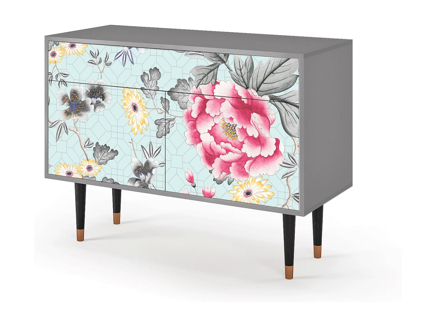 Buffet - 115x85x48 cm - BS4 - Sky Garden, Gris